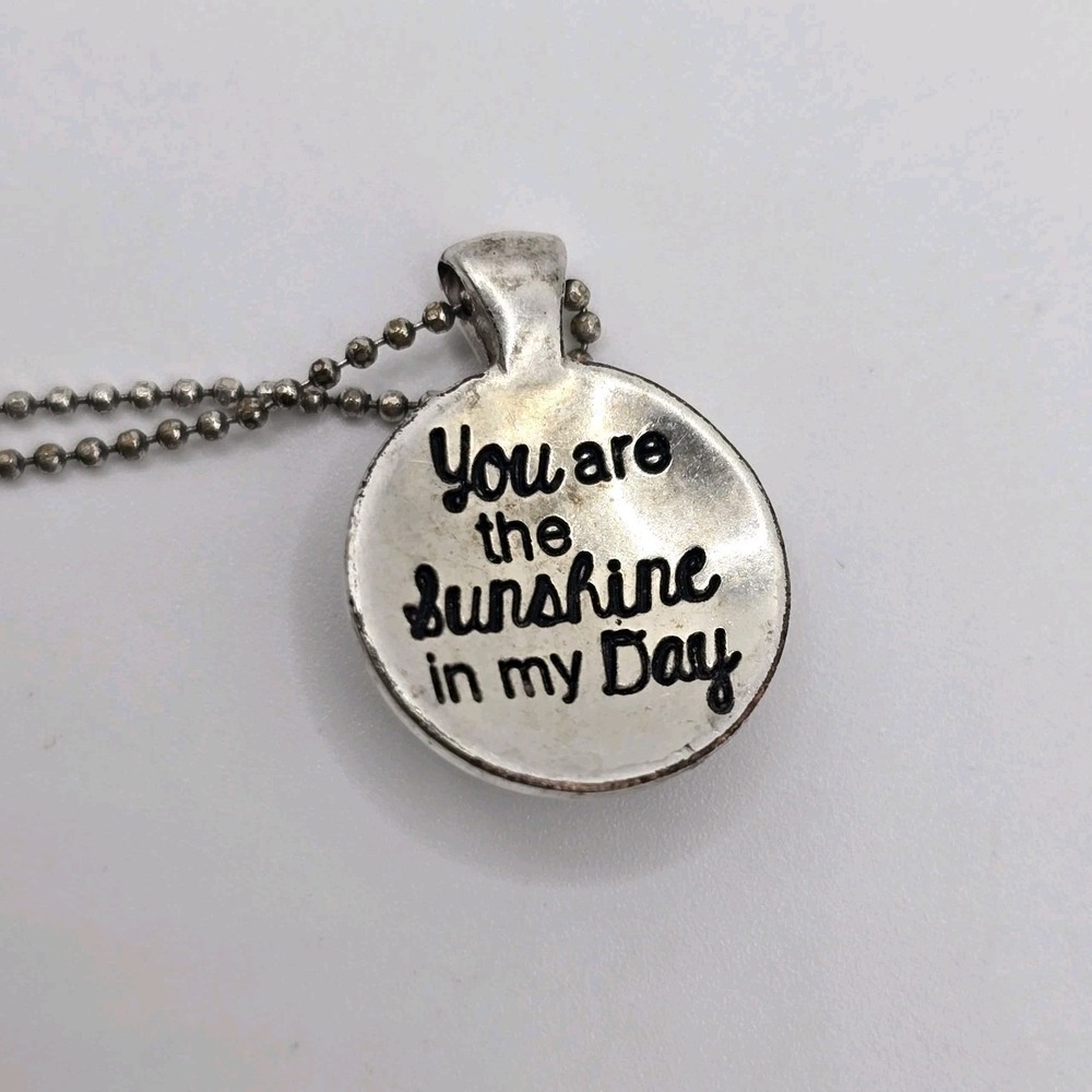 Brighton Petite Cherished Sunshine Necklace Two Tone Sun Pendant - Picture 8 of 12